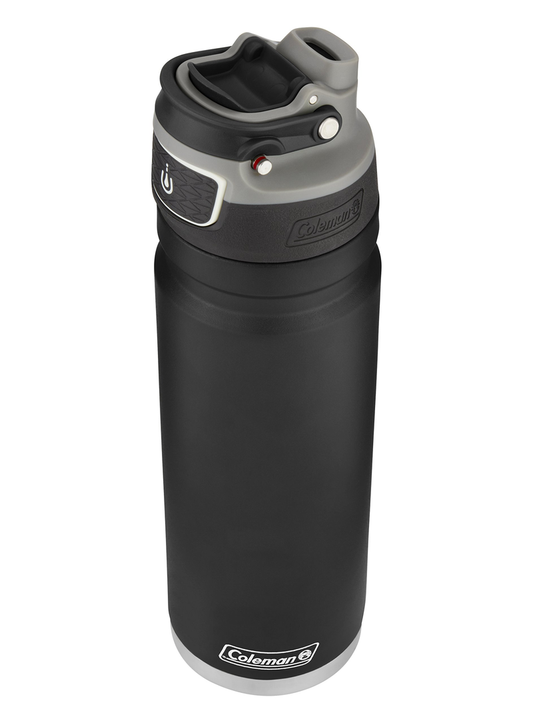 Freeflow Autoseal 24oz Stainless Steel Water Bottle - Black